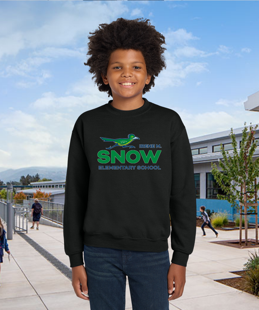 Snow Full Color Youth Crewneck Pullover