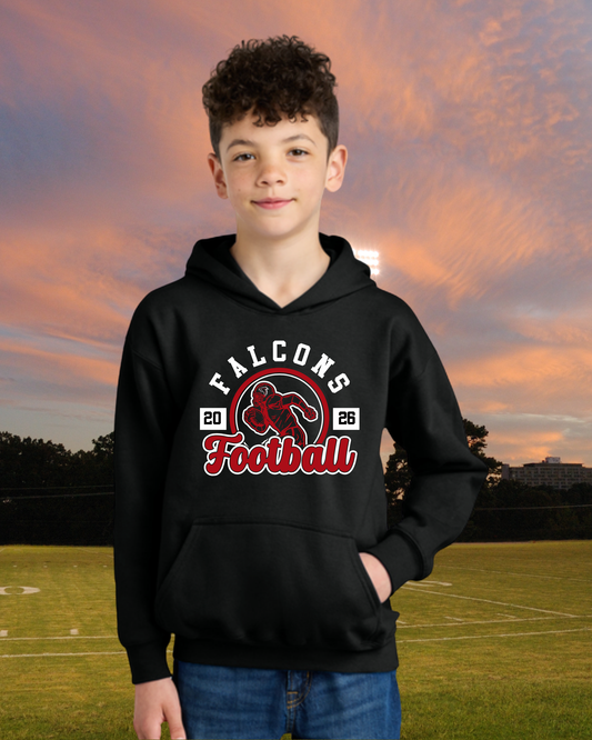 Fairfield Falcons Football Youth Hoodie
