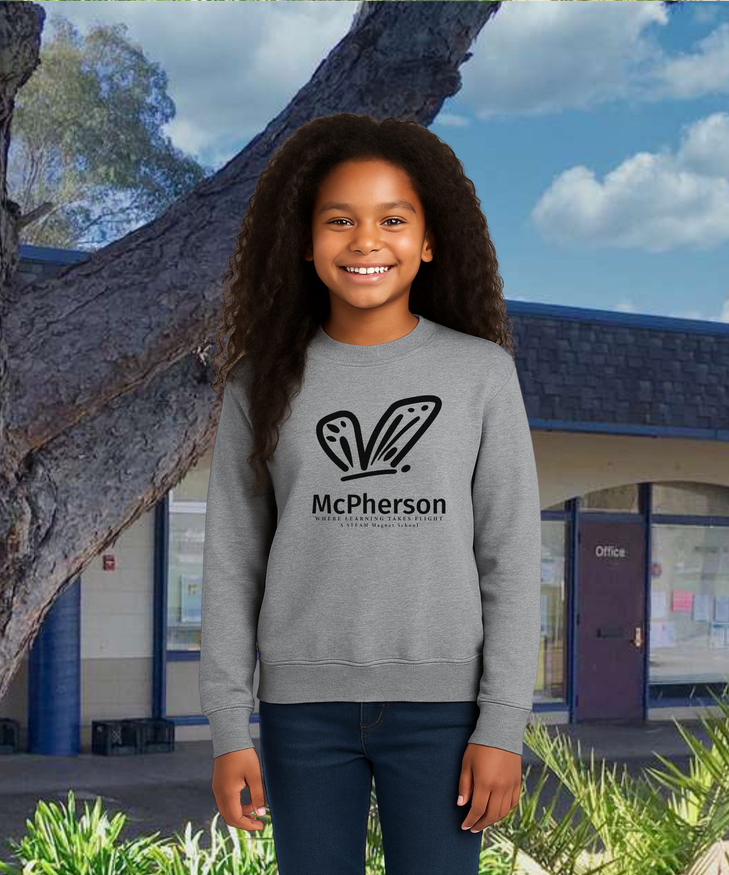 McPherson Simple Monarch Youth Crewneck Pullover