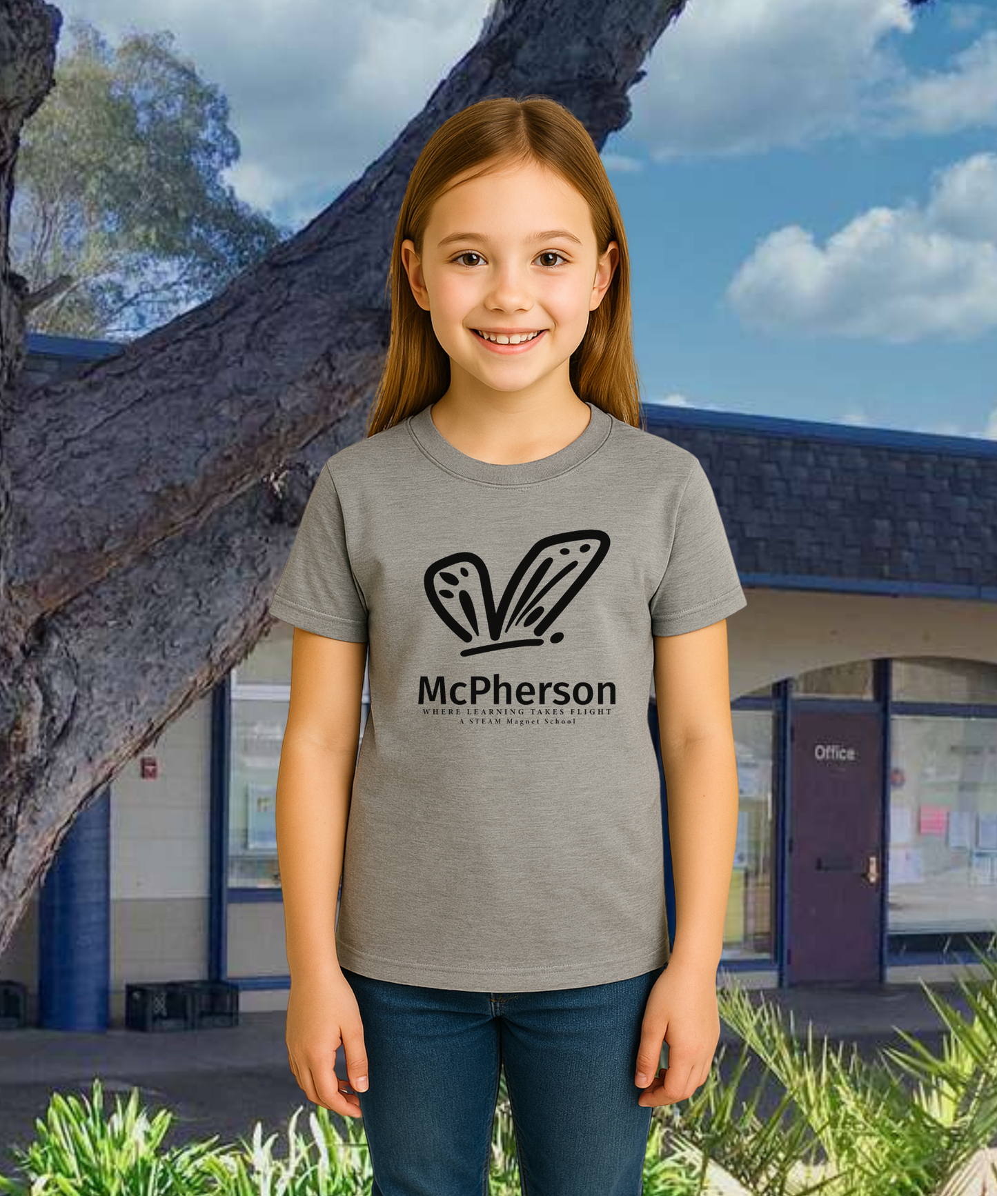 McPherson Simple Monarch Youth Tee