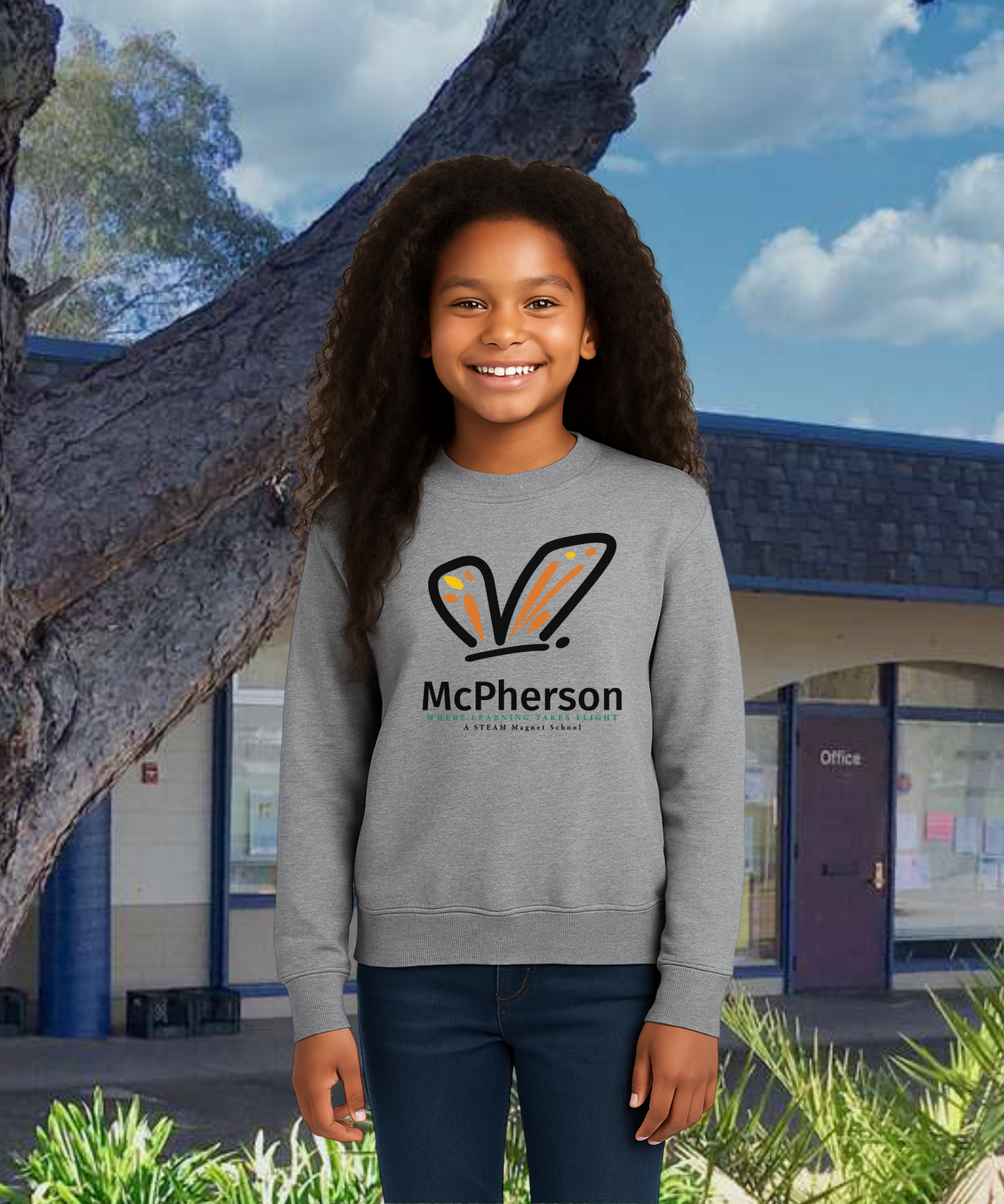 McPherson Color Monarch Youth Crewneck Pullover