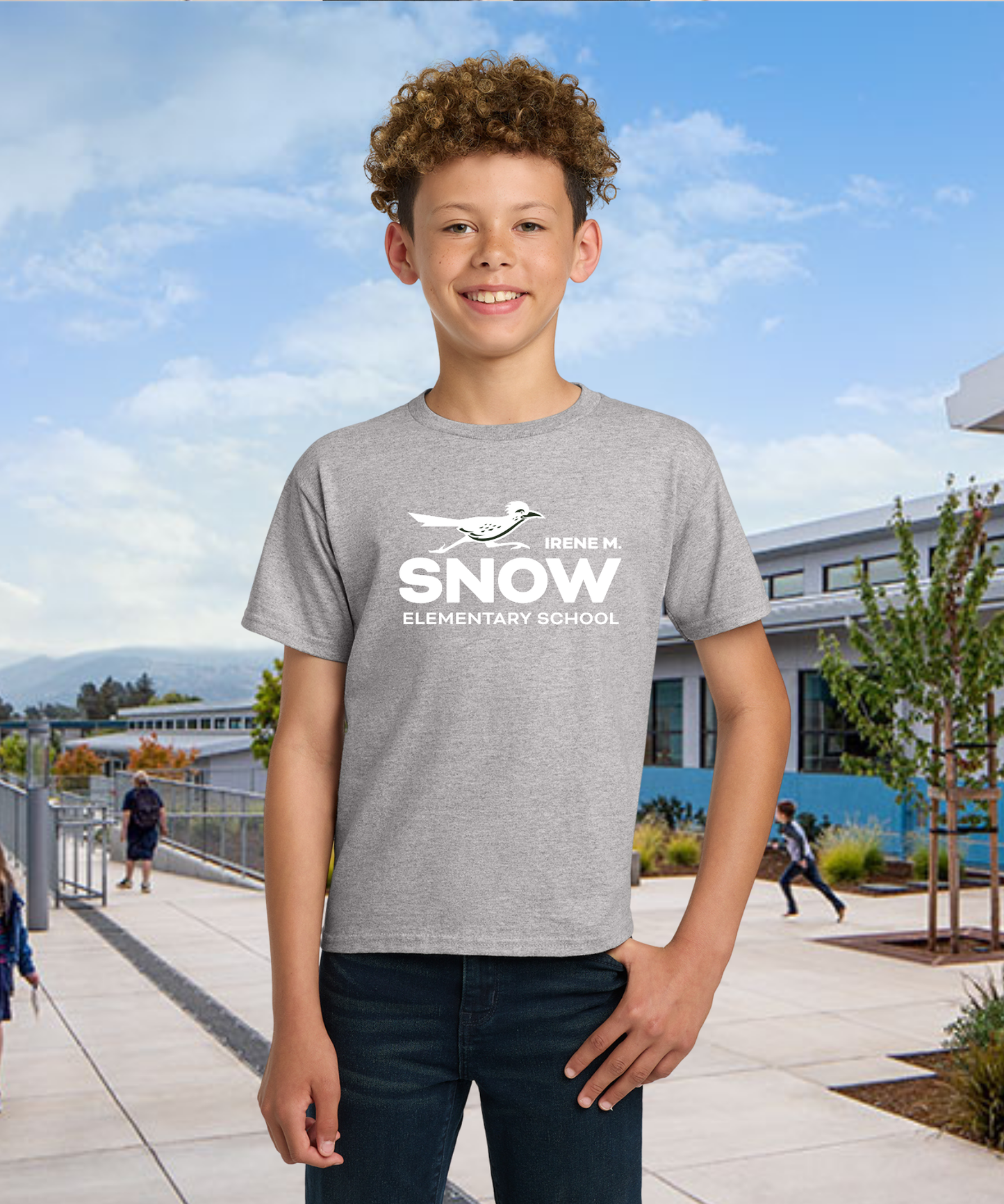 Snow Single Color Youth Tee