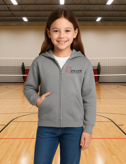 eVolve Youth Zip Up Hoodies