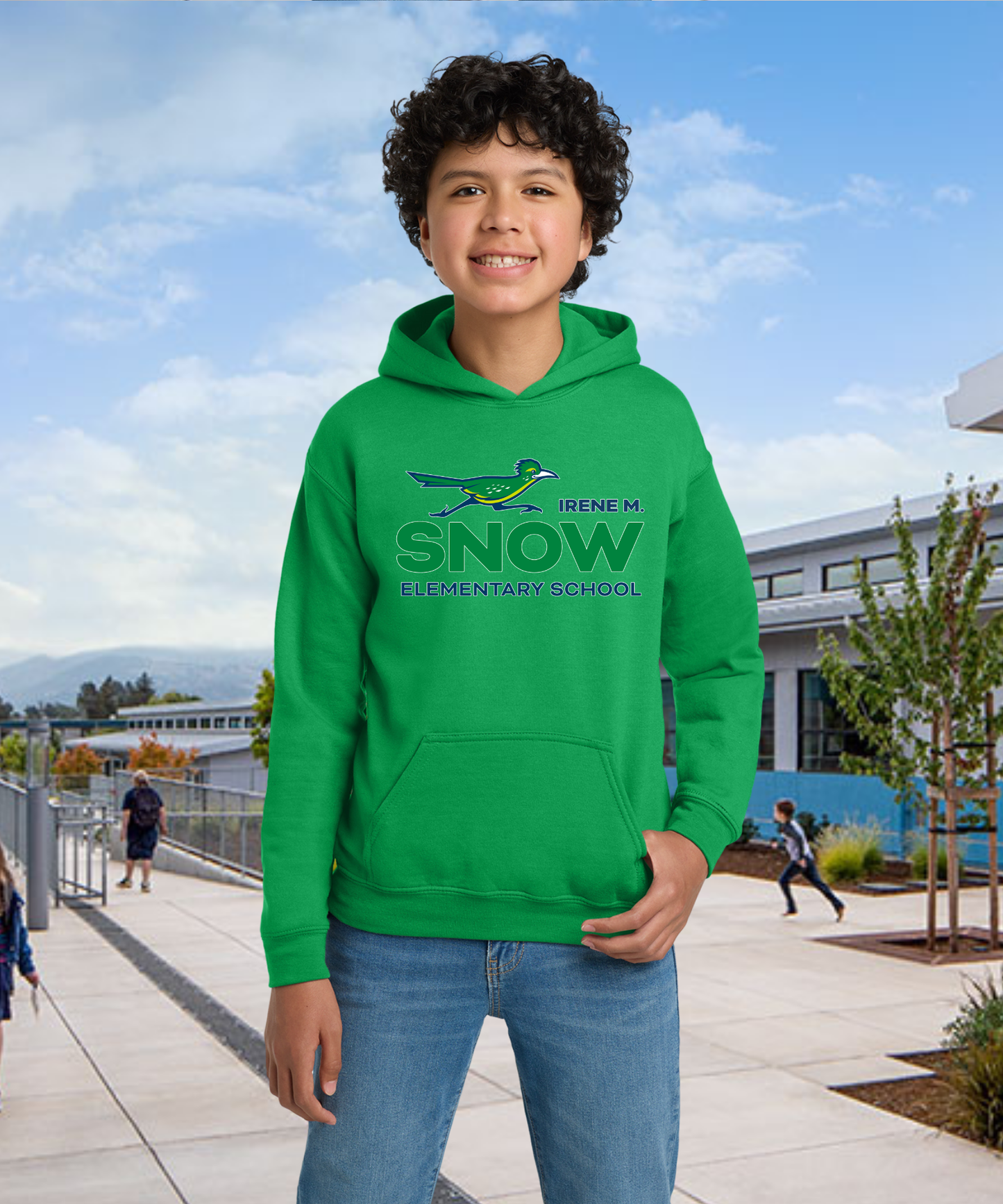 Snow Full Color Youth Hoodie