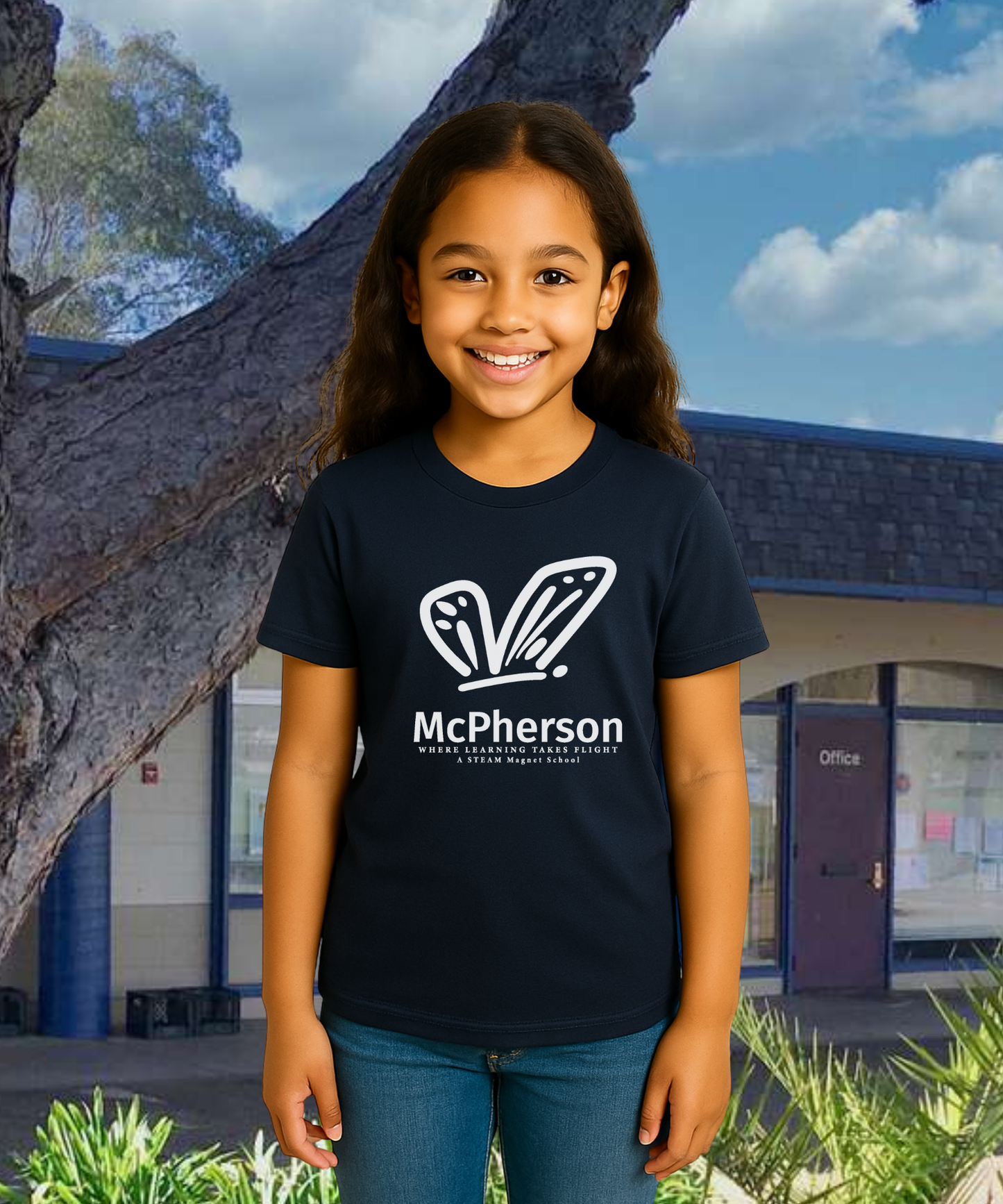 McPherson Simple Monarch Youth Tee