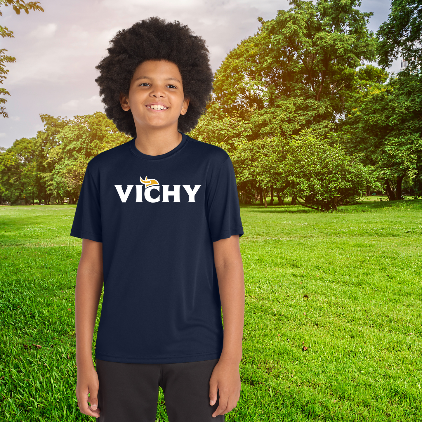 * NEW * Youth Vichy Athletic Tee