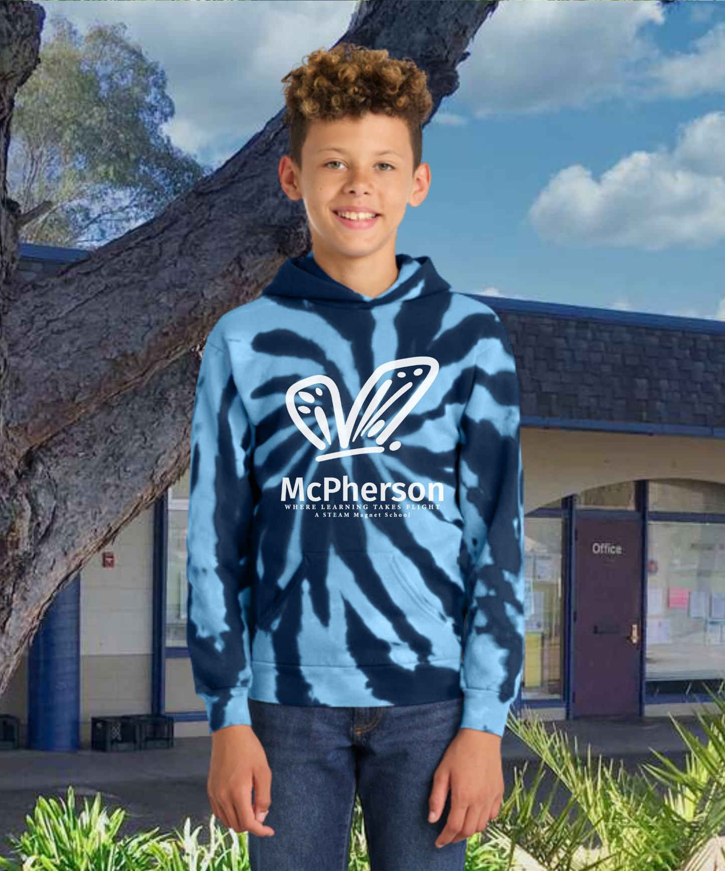 McPherson Simple Monarch Youth Hoodie