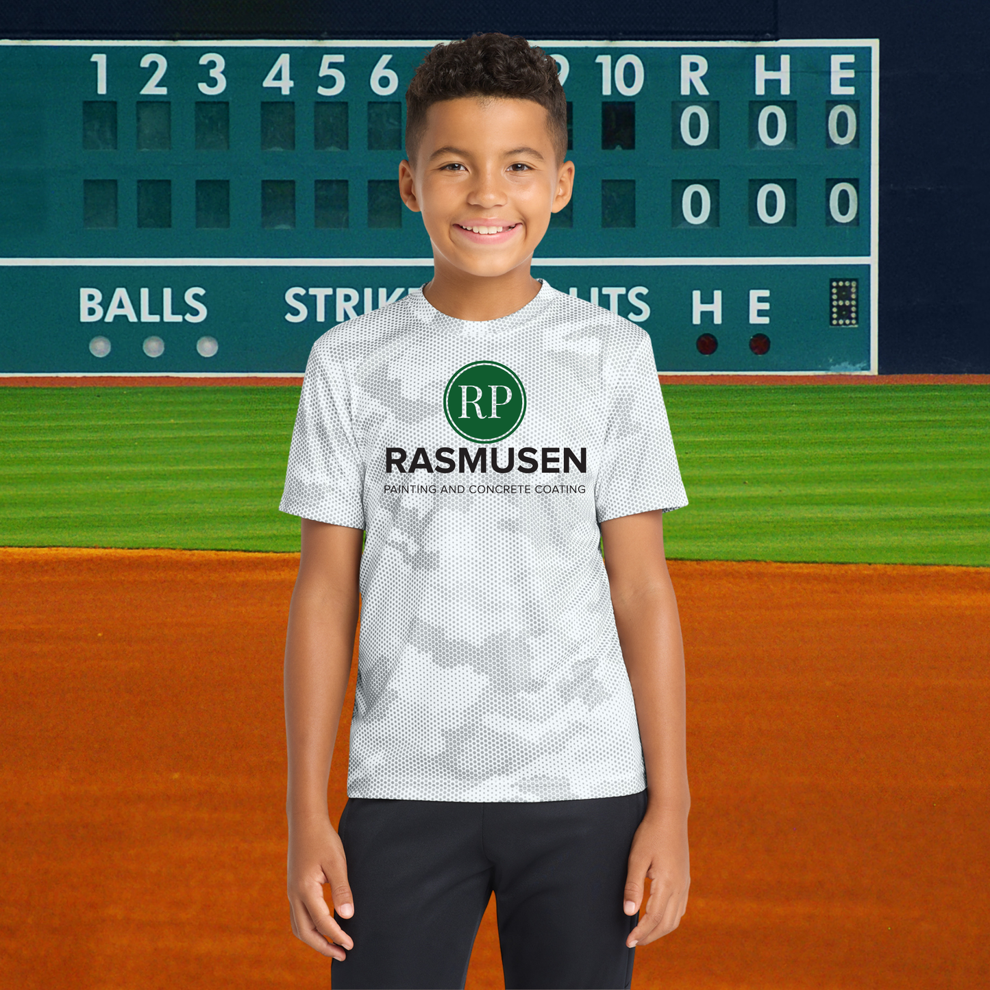 Team Rasmusen Youth Camo Hex Tee
