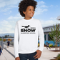 Snow Single Color Youth Crewneck Pullover