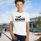Snow Single Color Youth Tee