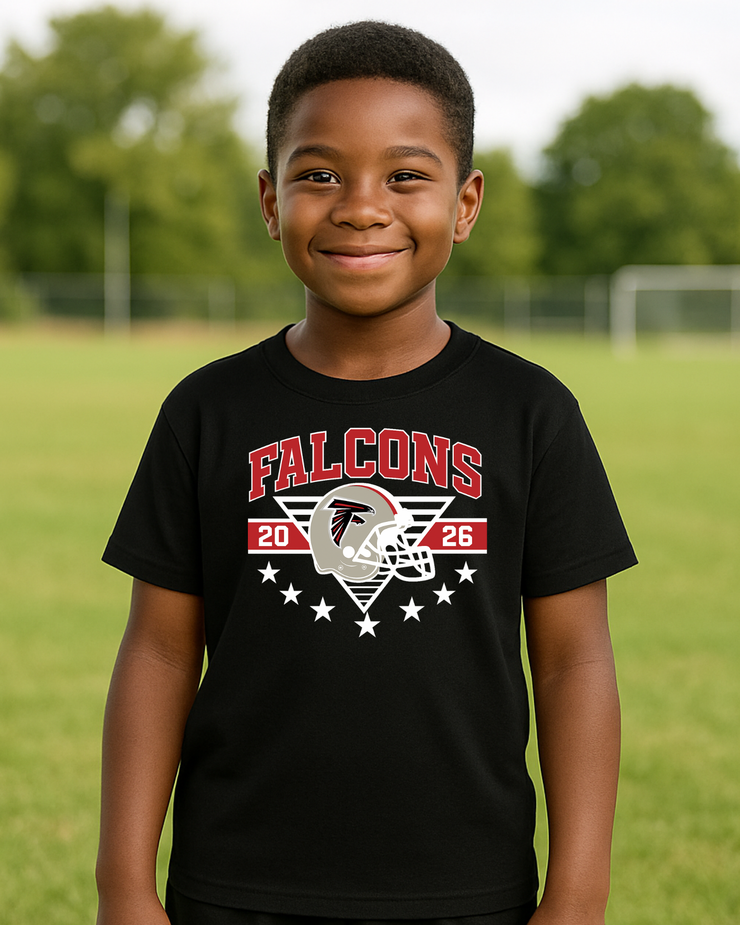 Fairfield Falcons Football Stars Youth Tee