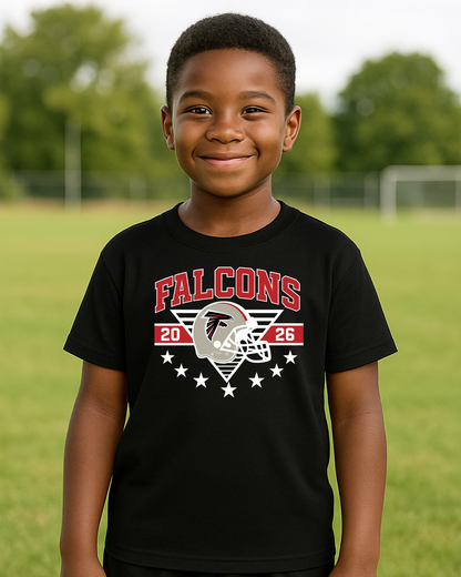 Fairfield Falcons Football Stars Youth Tee