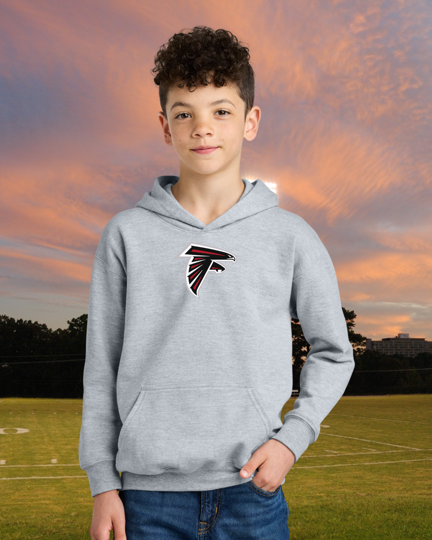 Fairfield Falcons "F" Youth Hoodie