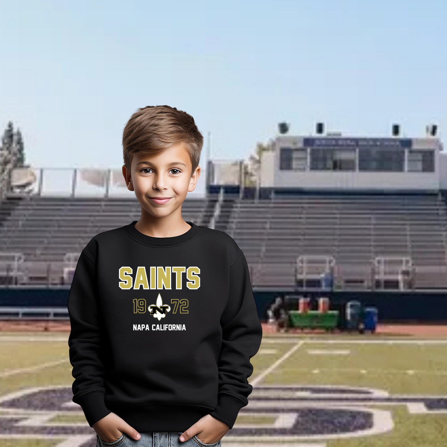 Napa Saints Youth Crewneck Pullover