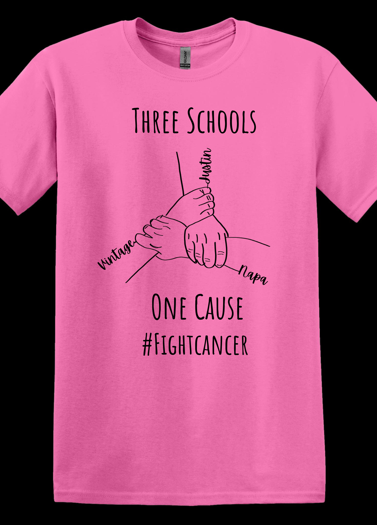 Three Schools One Cause Tee