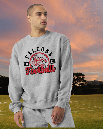 Fairfield Falcons Football Crewneck Pullover