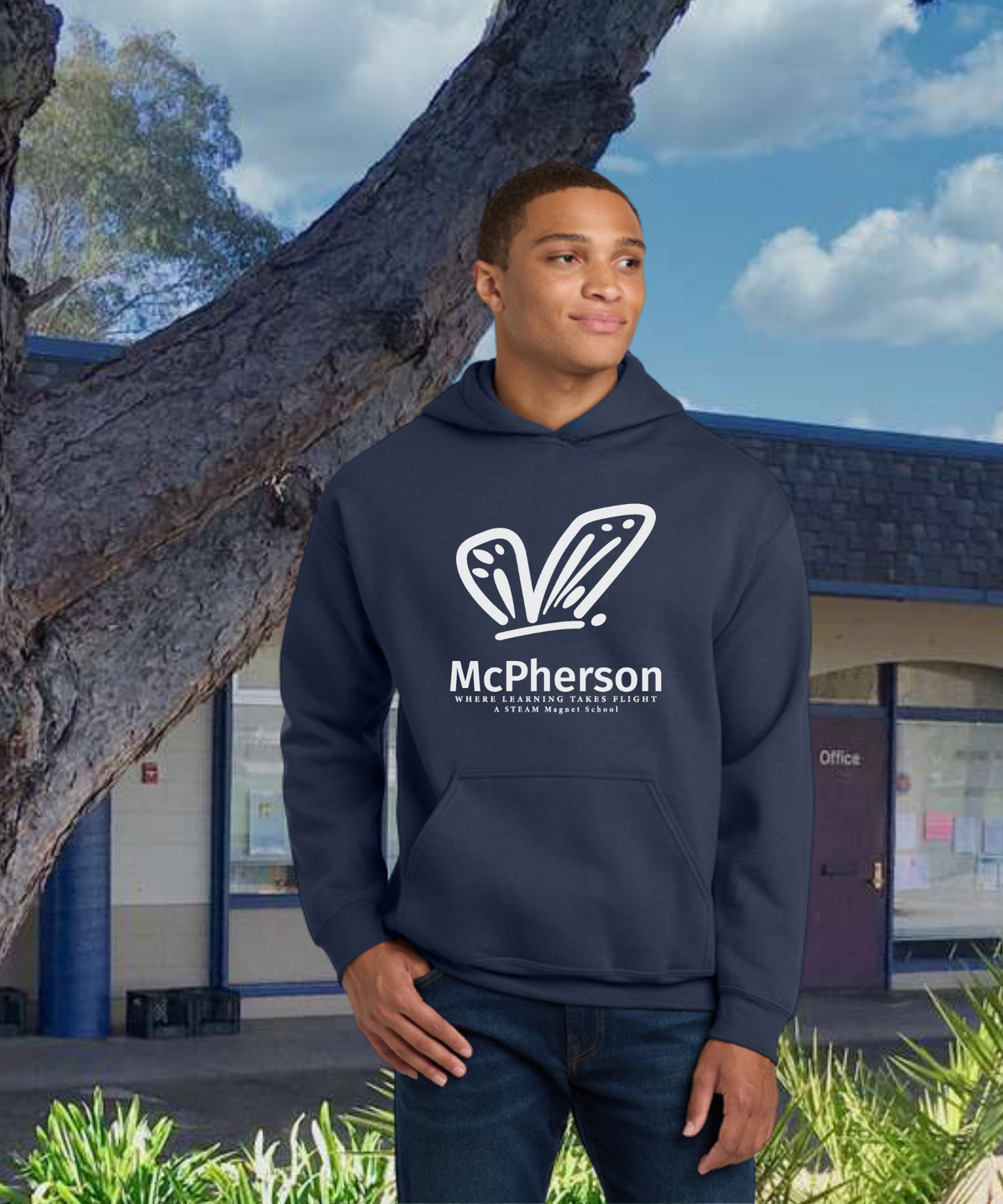 McPherson Simple Monarch Unisex Hoodie