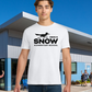 Snow Single Color Adult Unisex Tee
