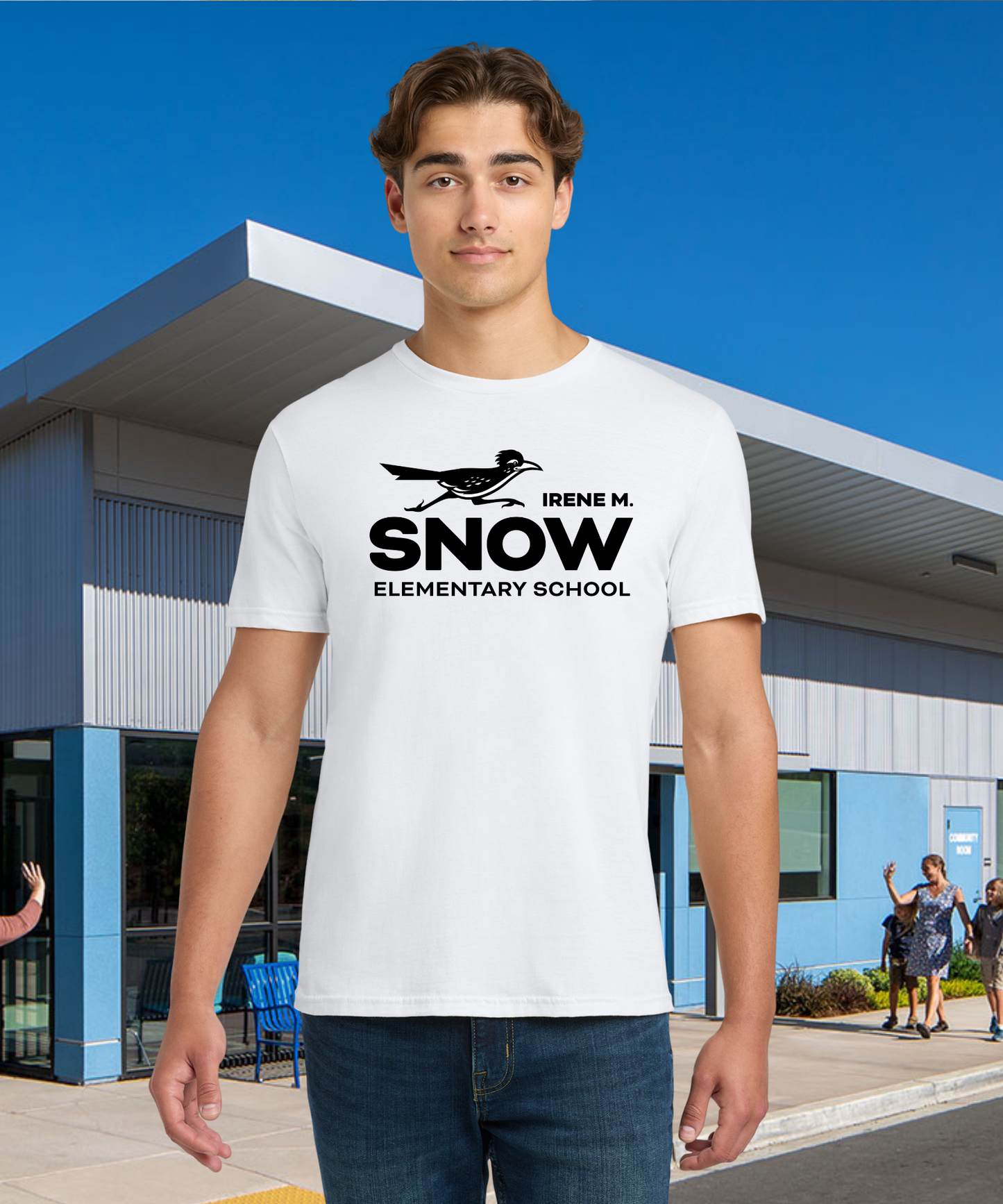 Snow Single Color Adult Unisex Tee