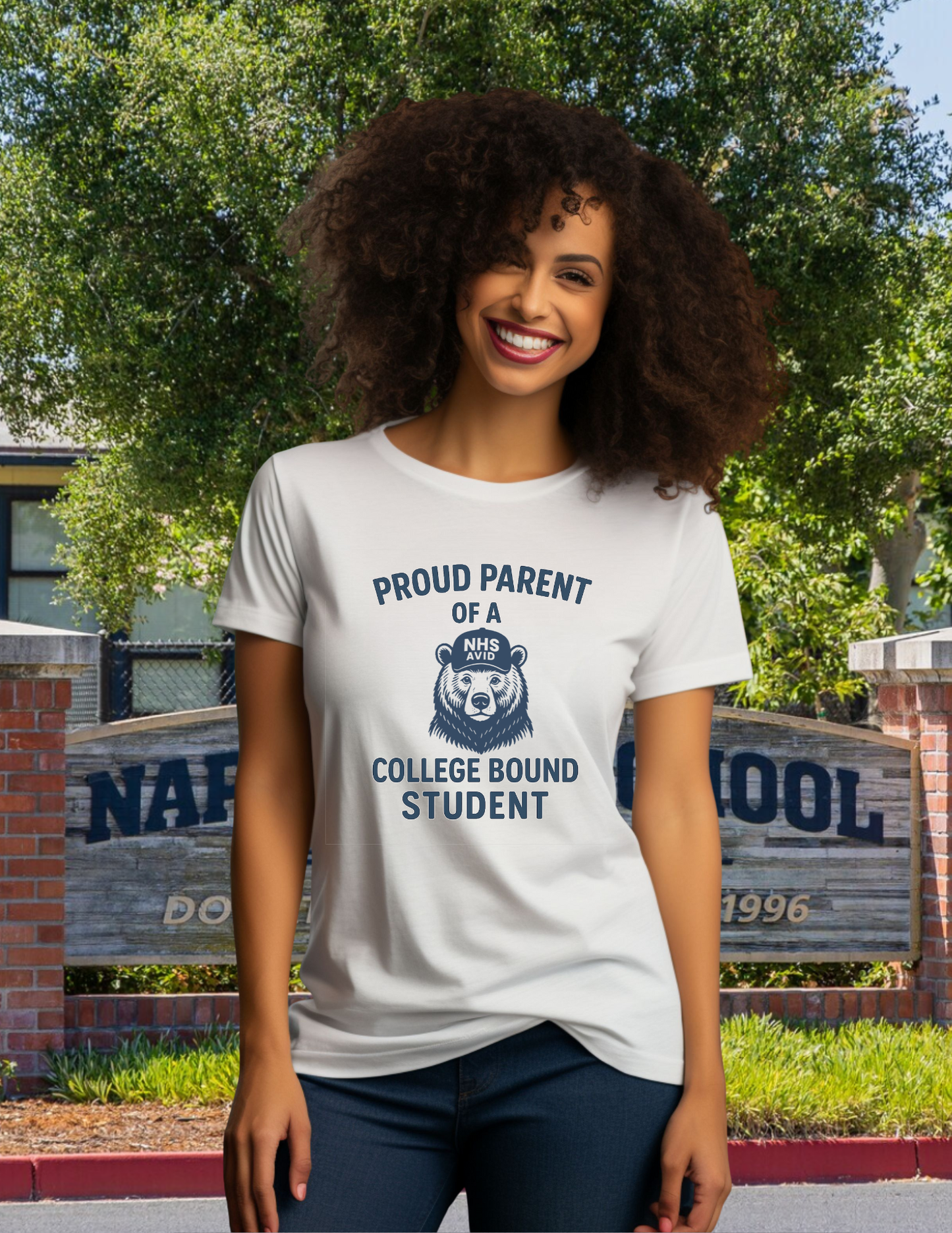 NHS Avid Proud Parent Ladies Tee