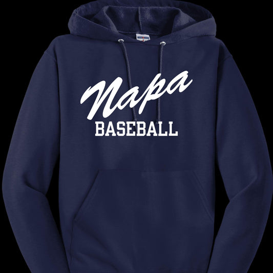 Unisex Navy Napa Baseball Hoodie