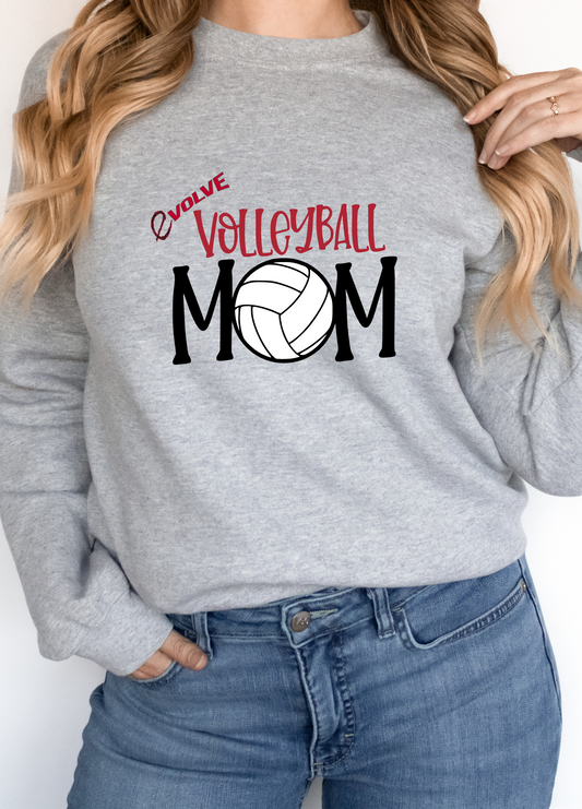 Unisex Crewneck Pullover - Volleyball Mom