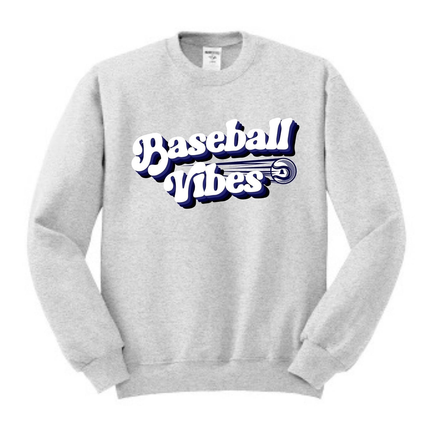 Unisex Baseball Vibes Crewneck Pullover