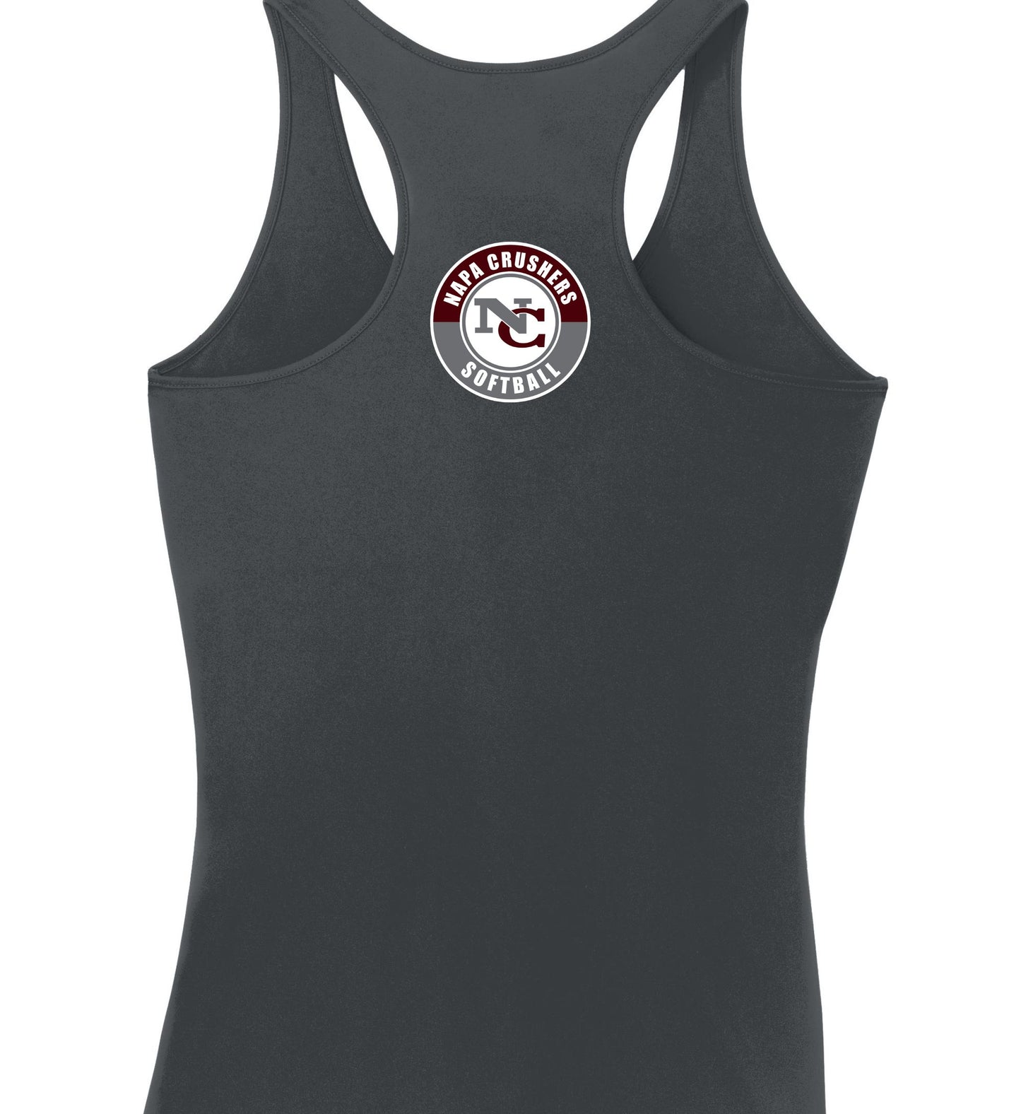 Athletic Style Racerback Tank - Sorry. Can't. Softball.