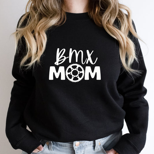 Unisex Crewneck Pullover - BMX Mom