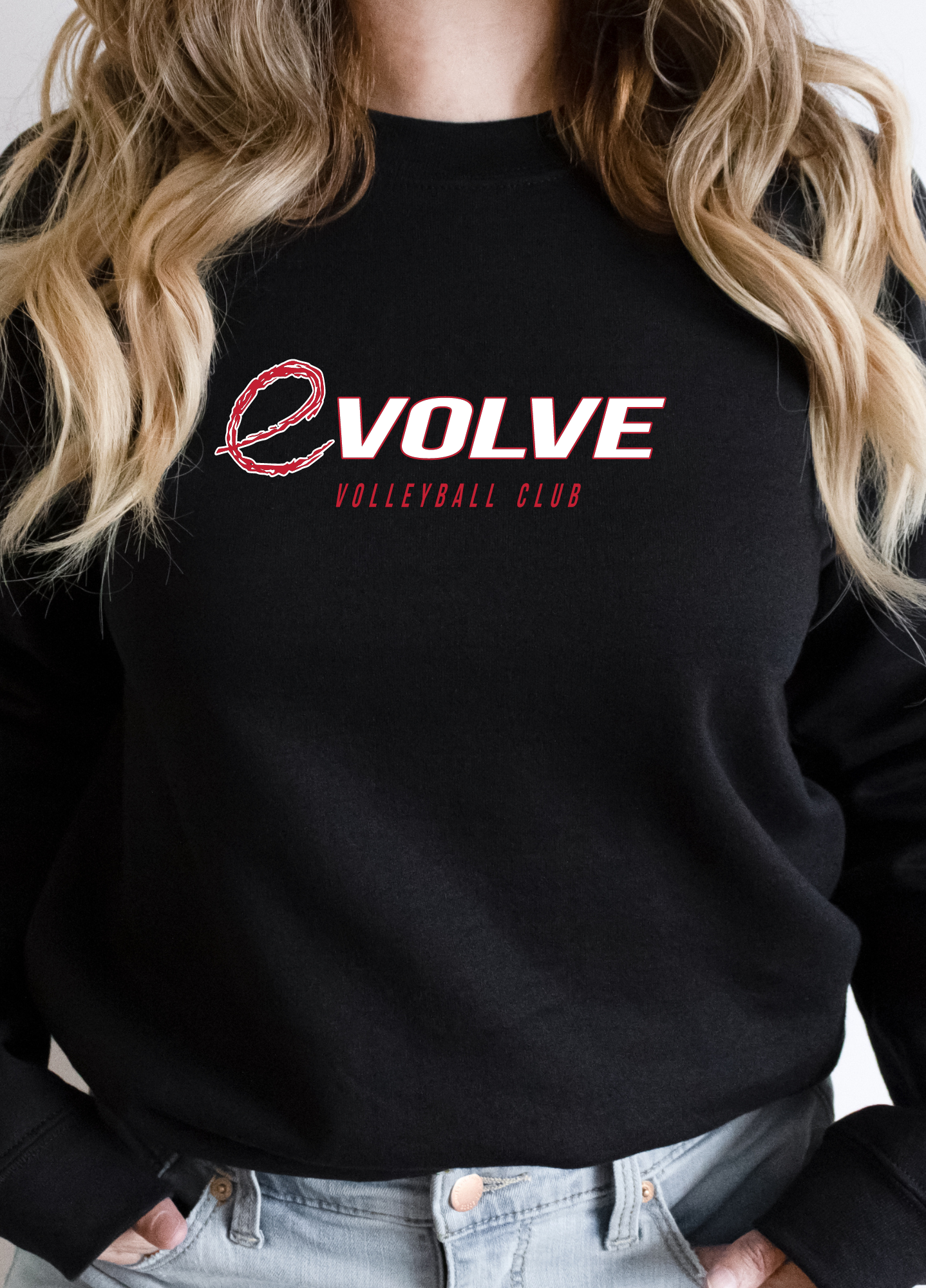 Unisex Crewneck Pullover - Black