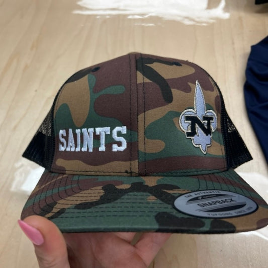 Camo Saints Hat